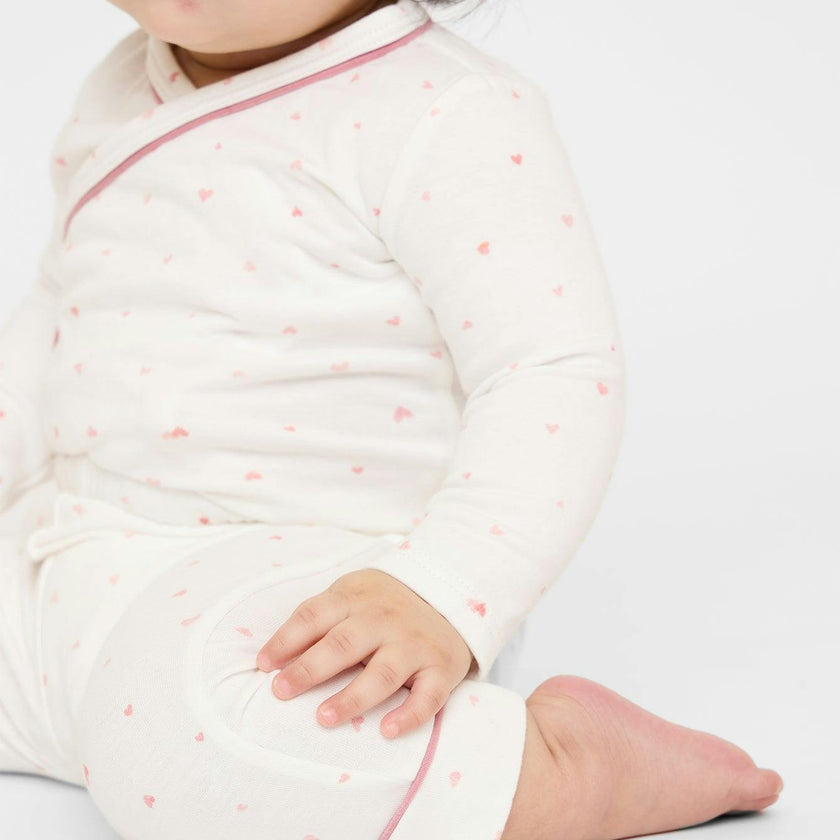 Andy Baby Legging, Rose Hearts
