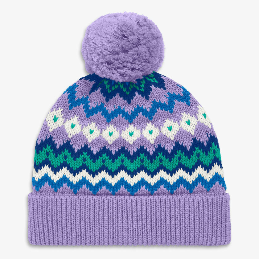Baby fair isle beanie