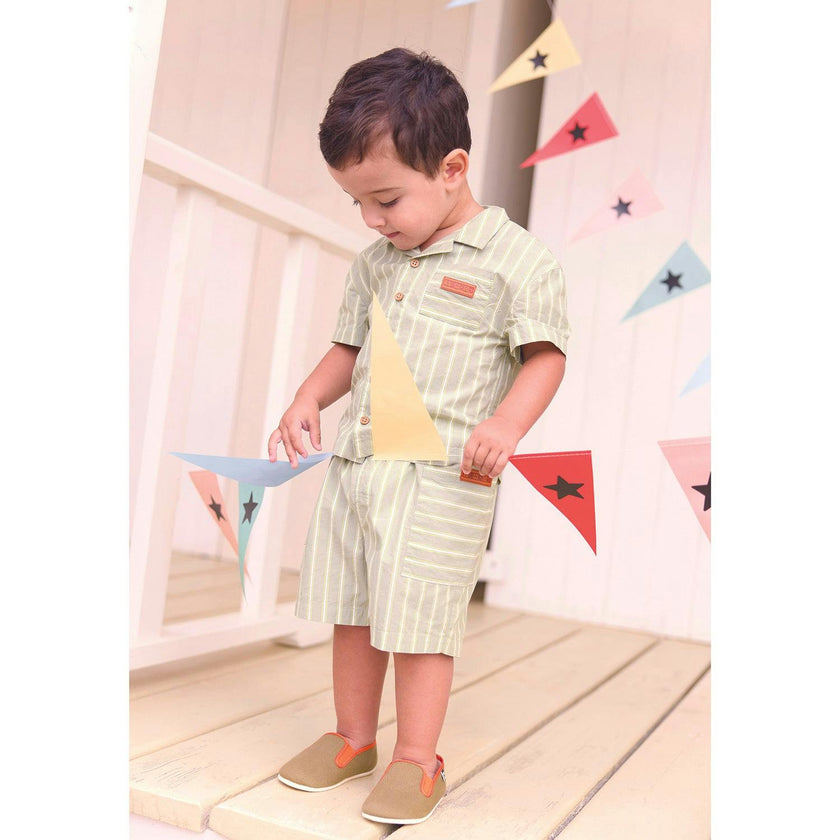 BONTON Dolce Striped Baby Shirt