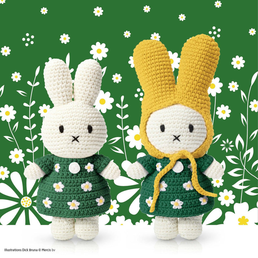 Miffy in Little Flower Crochet Dress