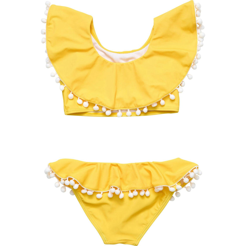 Hello Yellow Flounce Bikini