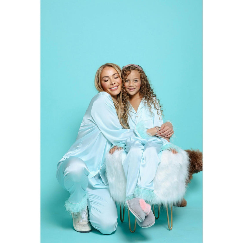 Women's Sky Feather Silky Set
