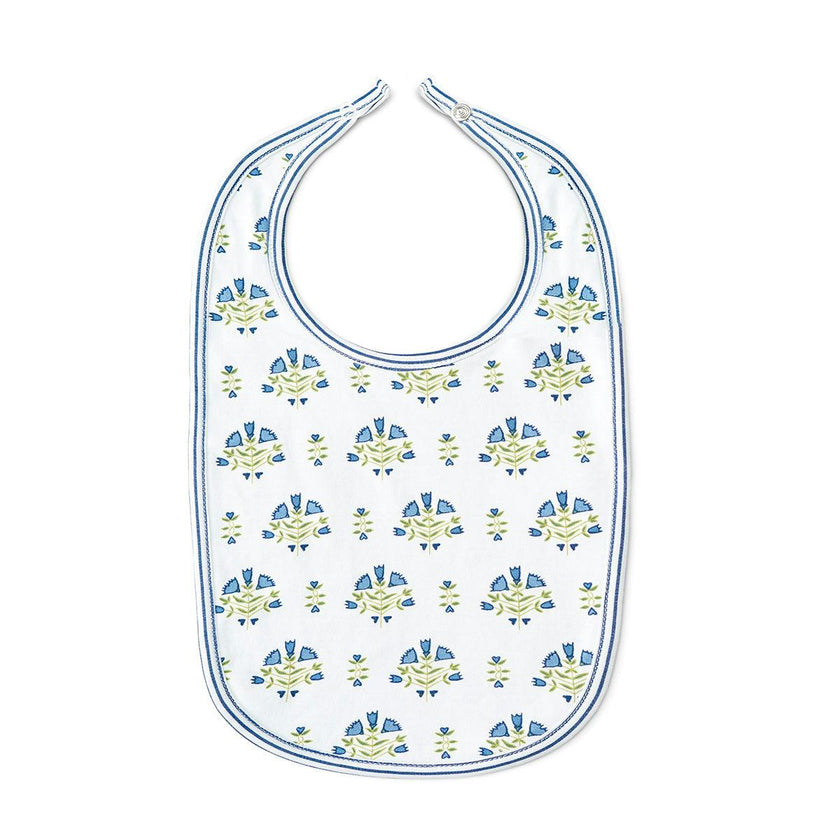 Posy Floral Block Print Baby Bib