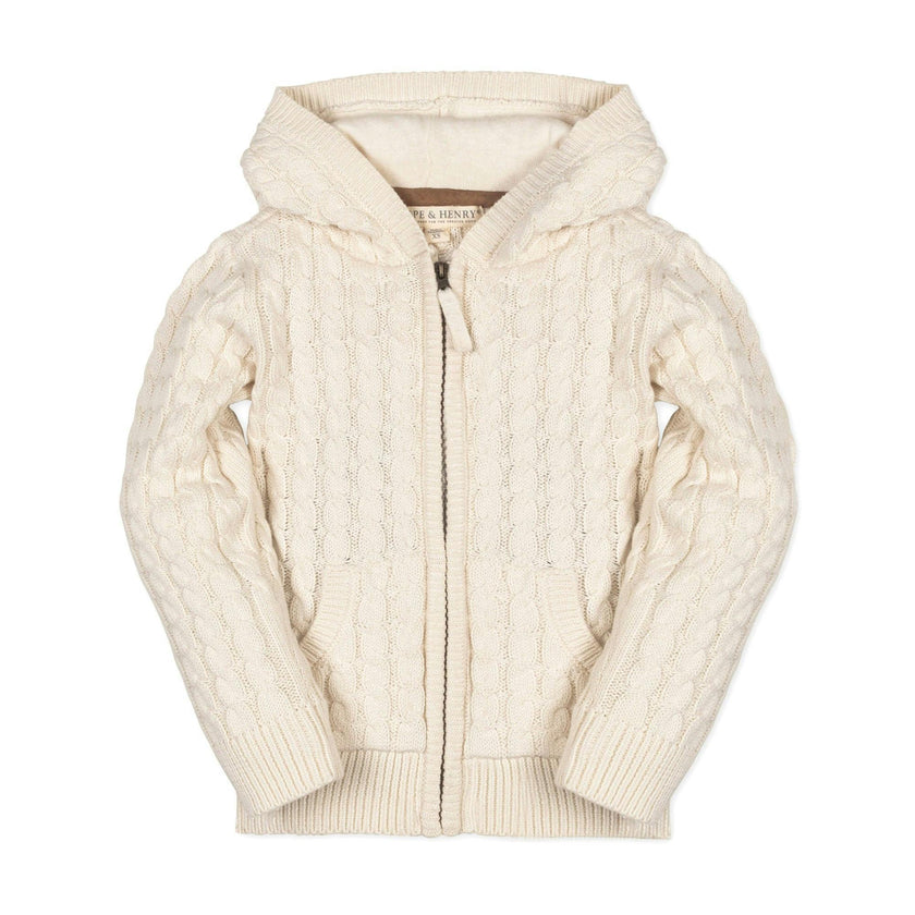 Organic Full Zip Hooded Sweater