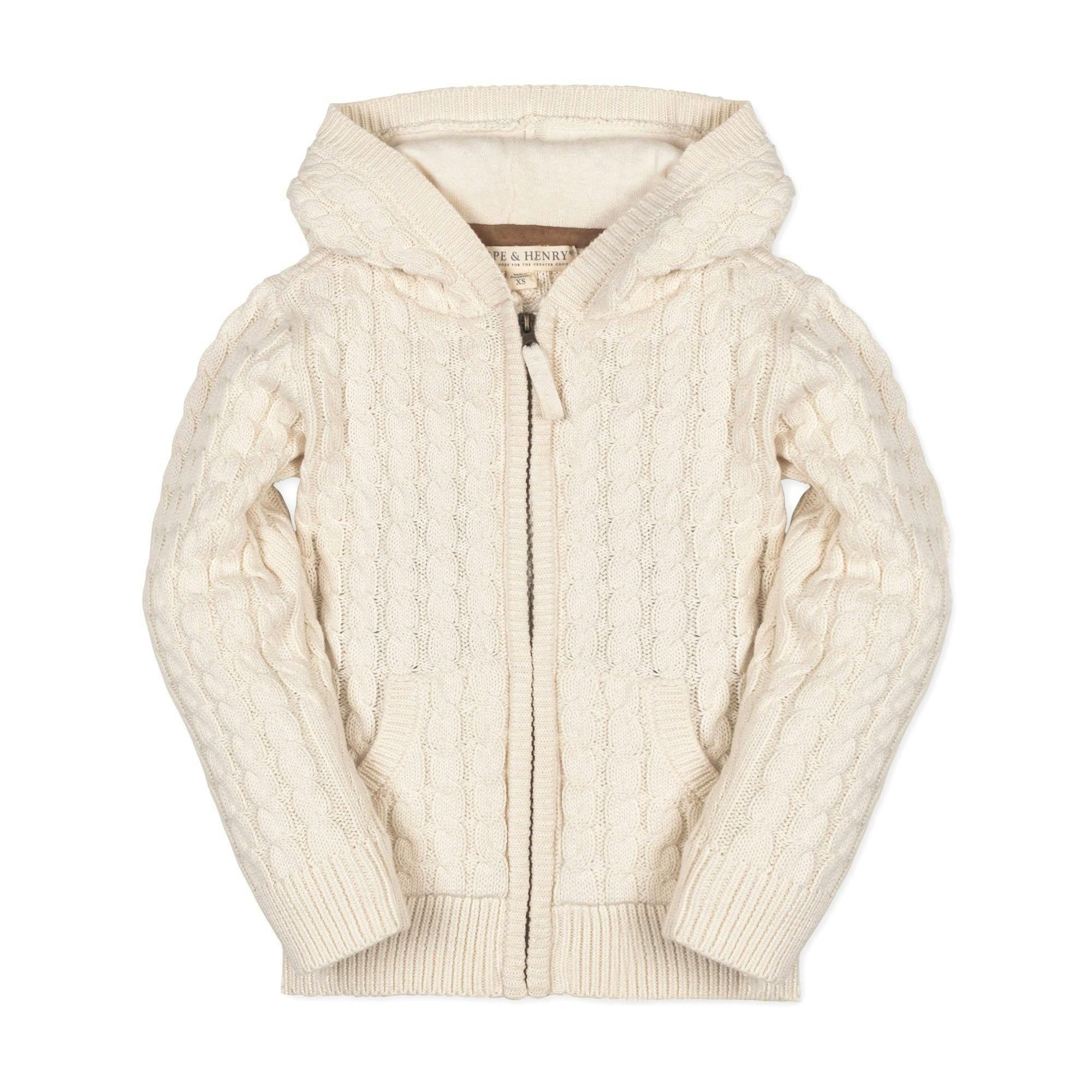 Organic Full Zip Hooded Sweater