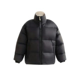 Black Quilted Puffer Jacket
