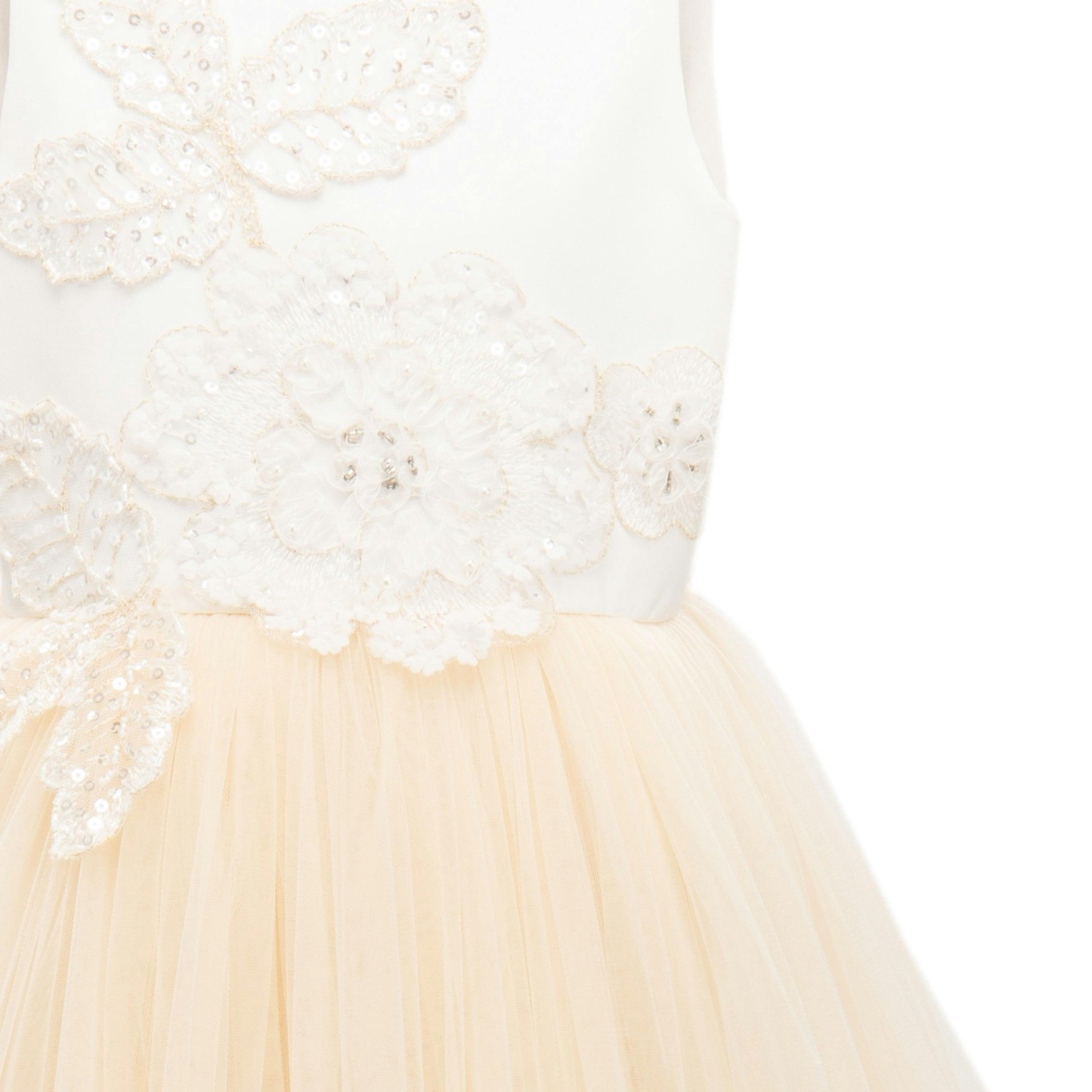 Gold Amber Tulle Dress