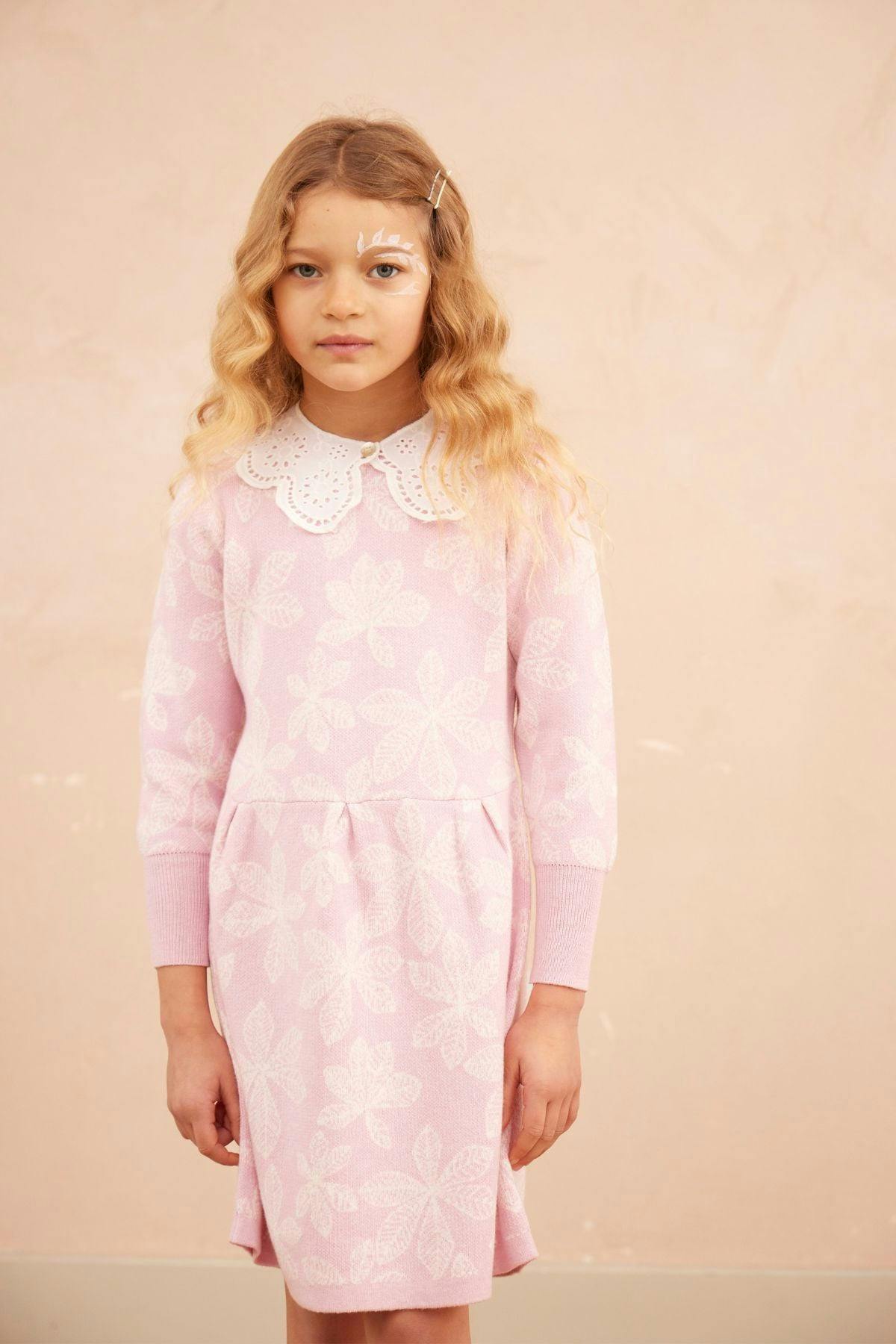 Chestnut Leaves Dress | Bubble Gum