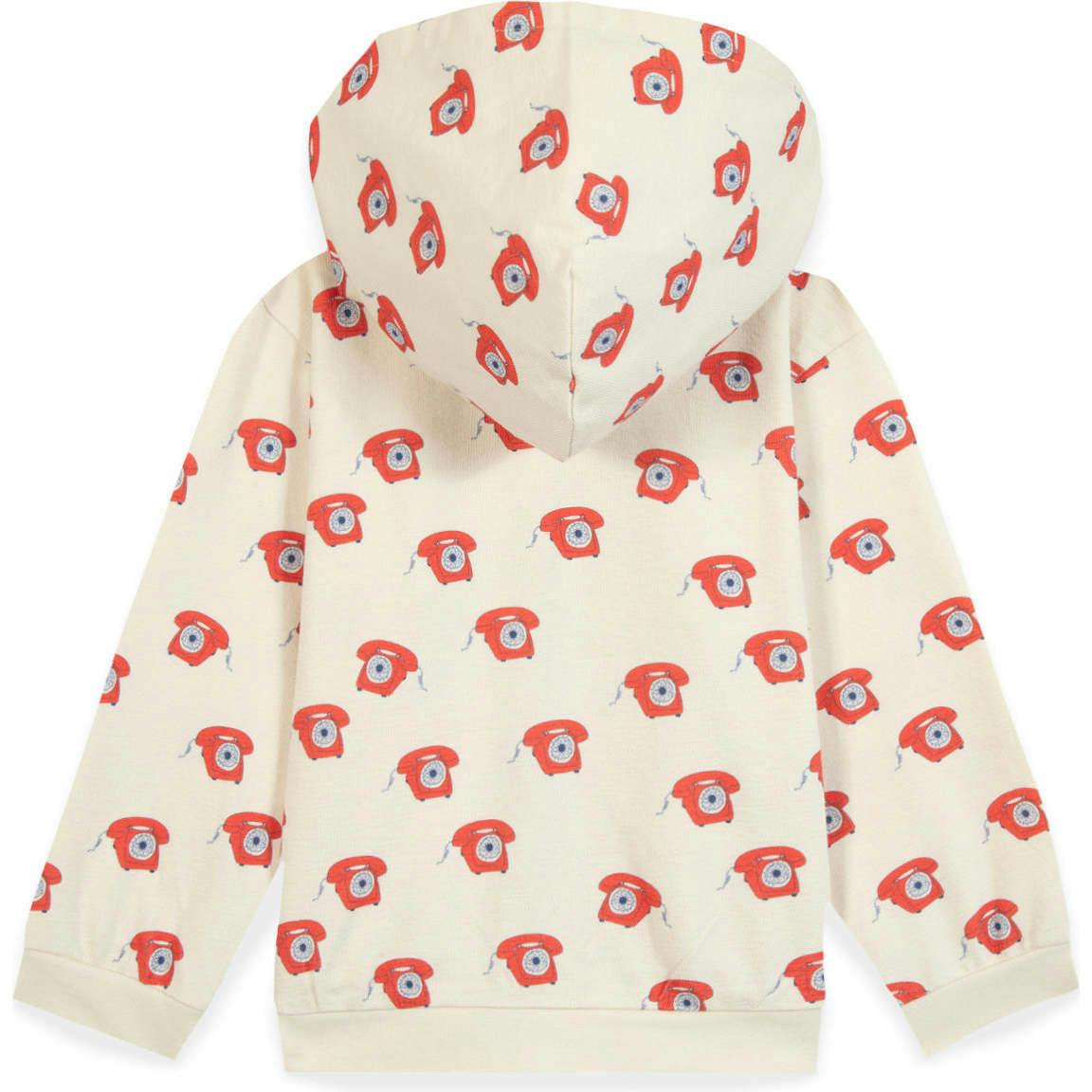 BONTON Retro Phone Hoodie - Red