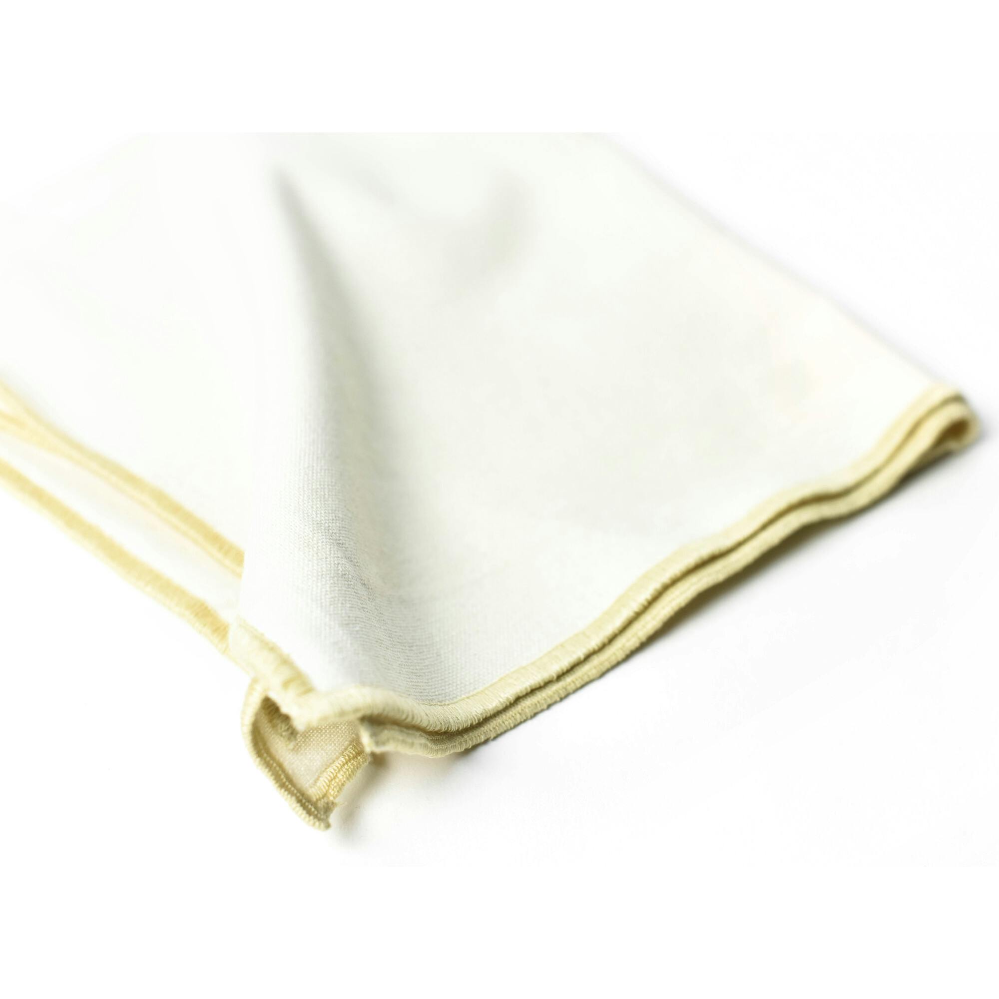 Color Block Ecru Napkin