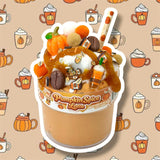 Pumpkin Spice Latte Slime