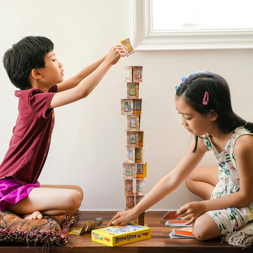 Hero Stacking Card Game