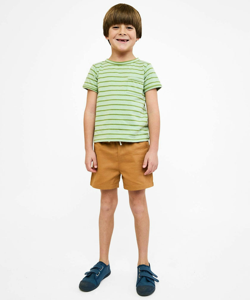 Willie T-Shirt, Palm Stripe