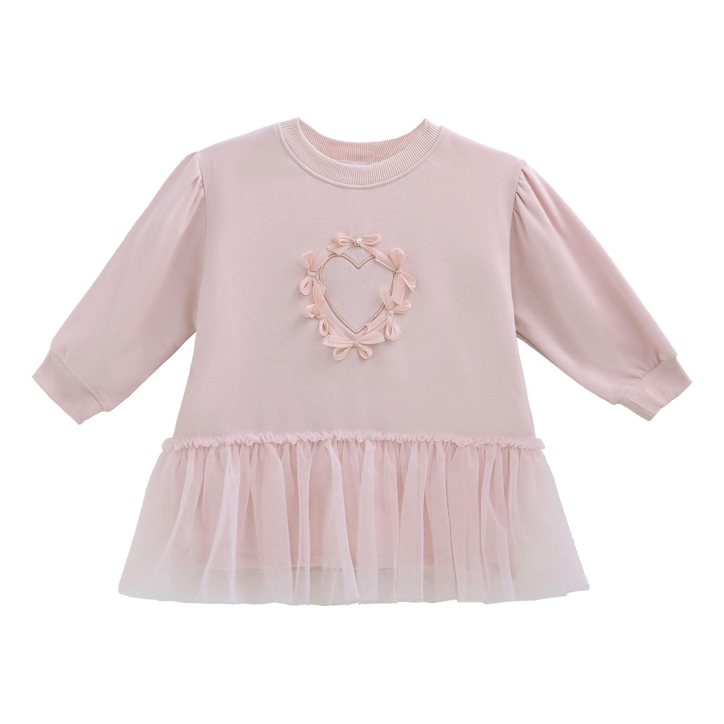 Pink Heart Bow Dress