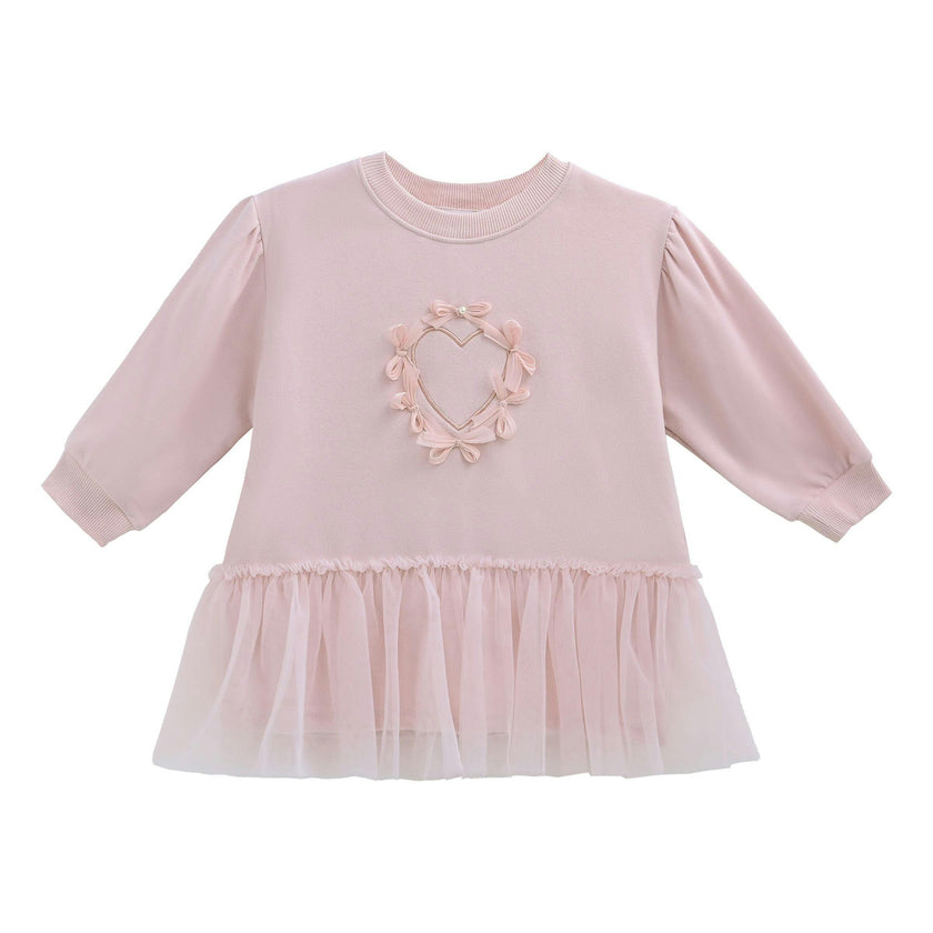 Pink Heart Bow Dress