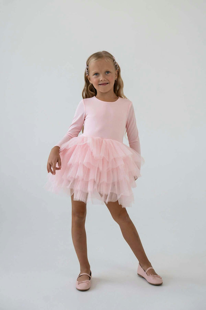 Pink Roses Tutu Dress