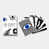 SENSORY FLASHCARDS WITH POSITIVE AFFIRMATIONS - designed for use from birth