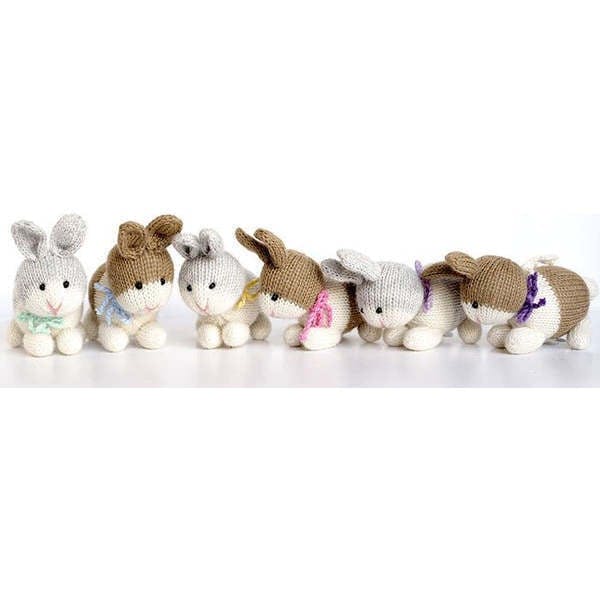 Set of 6 Knit Ornaments