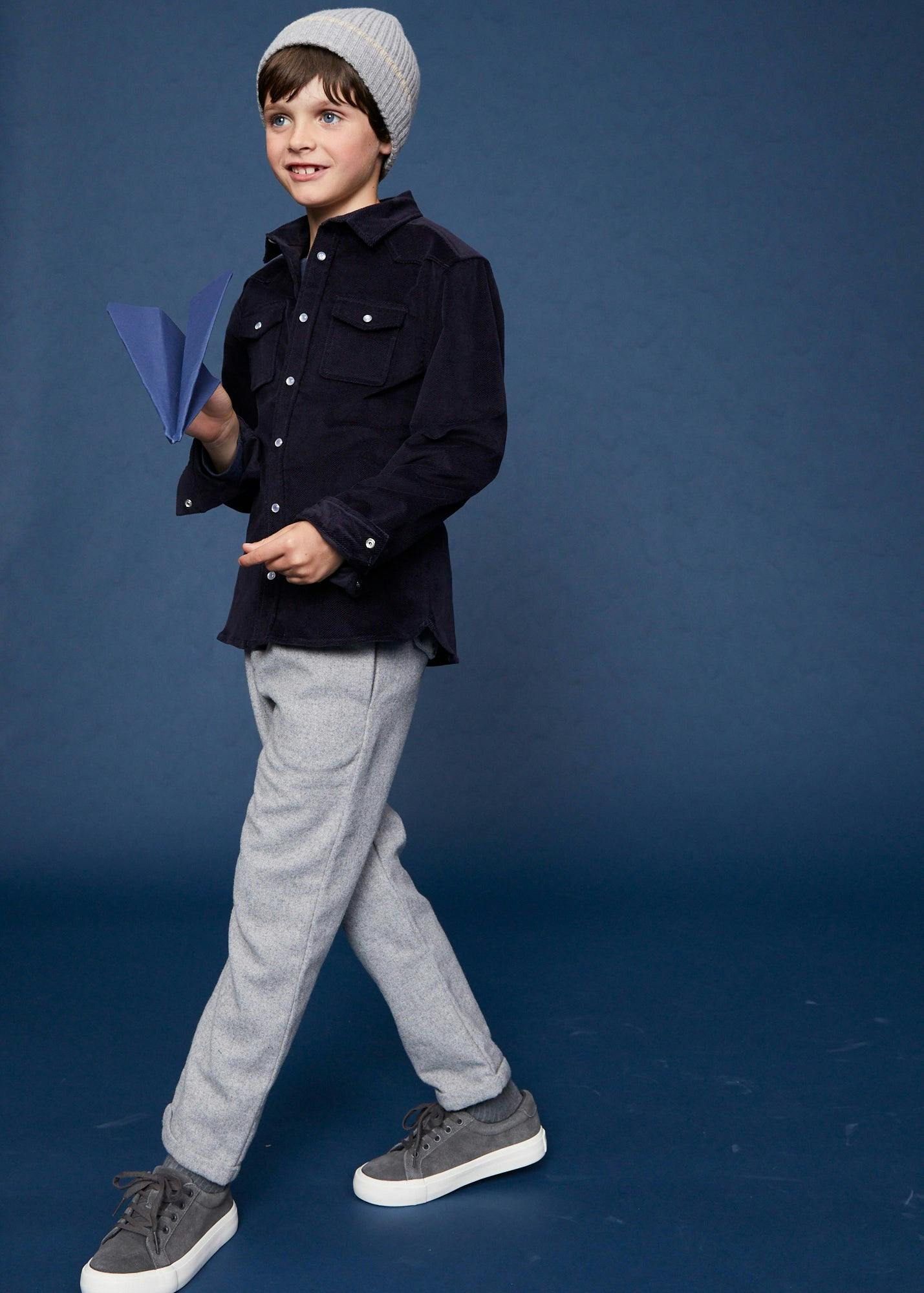 The Navy Corduroy Shirt