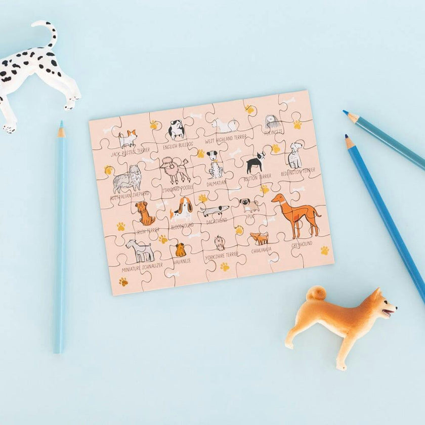 Puppy Dog Breeds Mini Puzzle