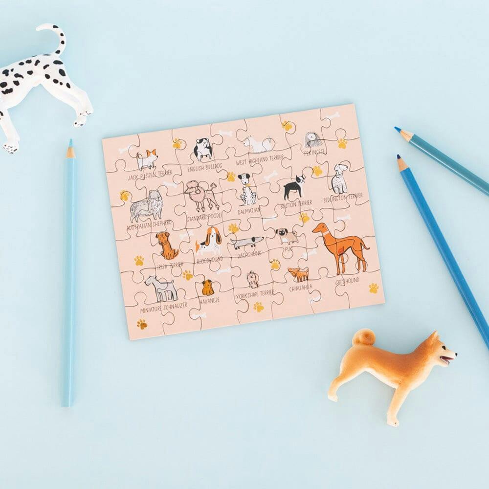 Puppy Dog Breeds Mini Puzzle