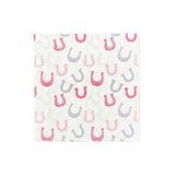 Pastel Rodeo Horseshoe Print Petite Napkins