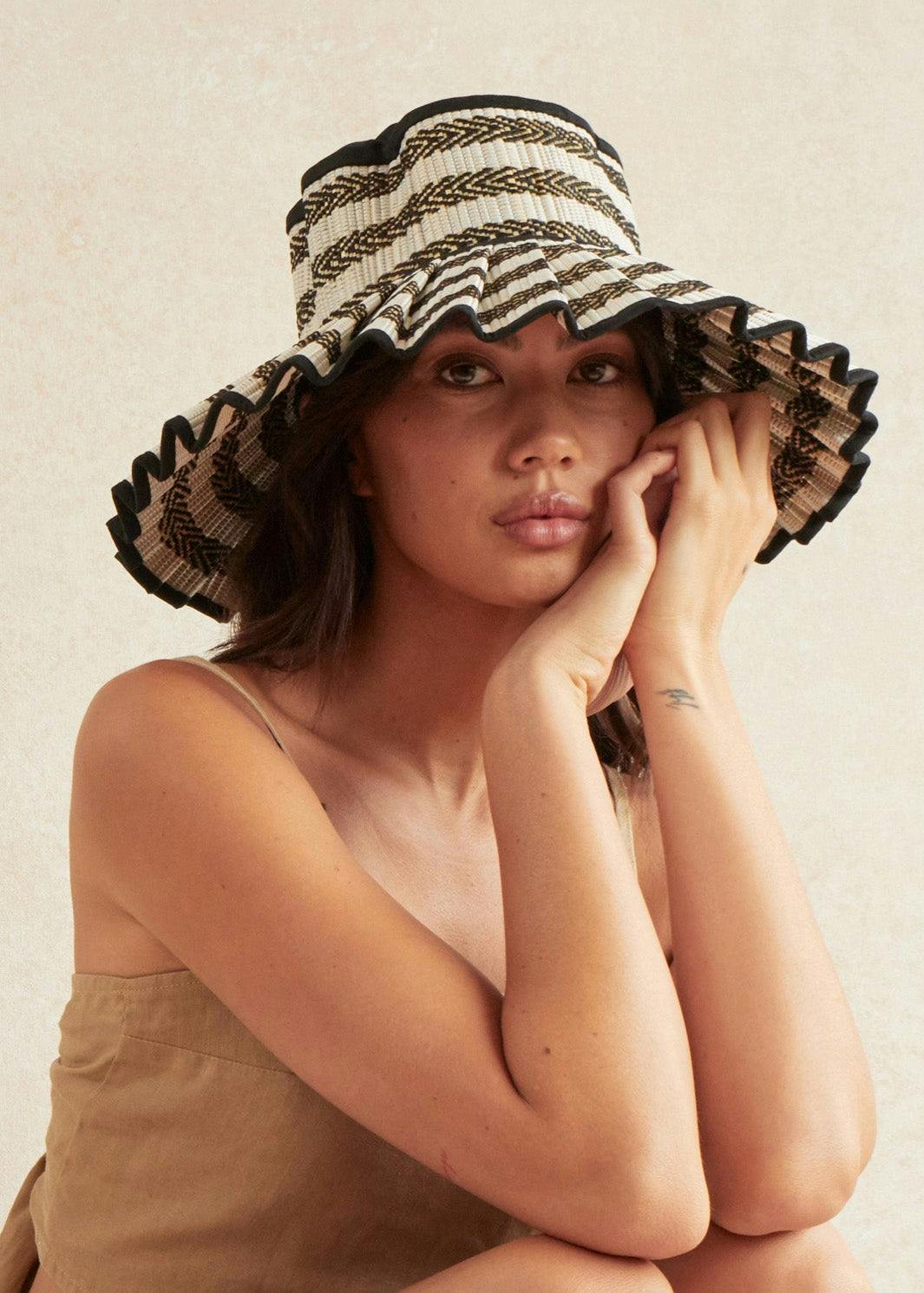 ソロイスト×アンダーカバー×coeurトリプルネームマウンテンHATサンHAT Kaimu | Island Capri Hat – Maisonette