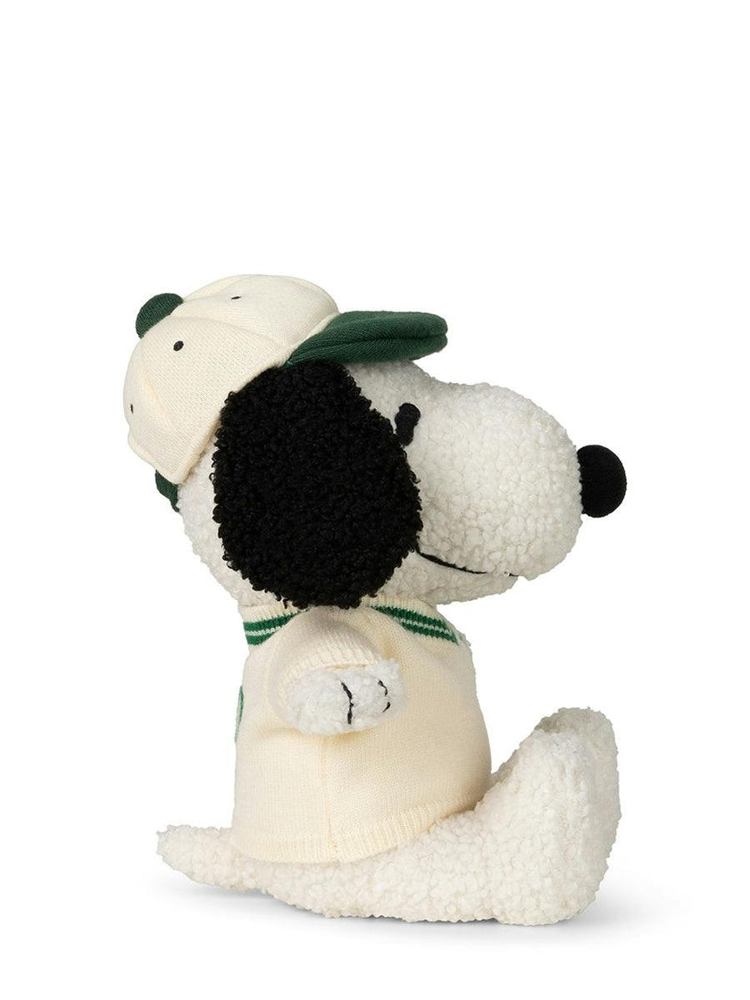 Snoopy ECO Tiny Teddy Cream w/ Varsity Sweater-8"