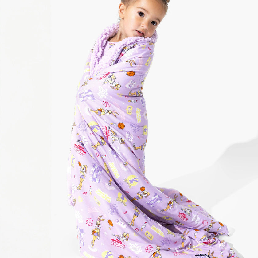 Lola Bunny Bamboo Sherpa Blanket