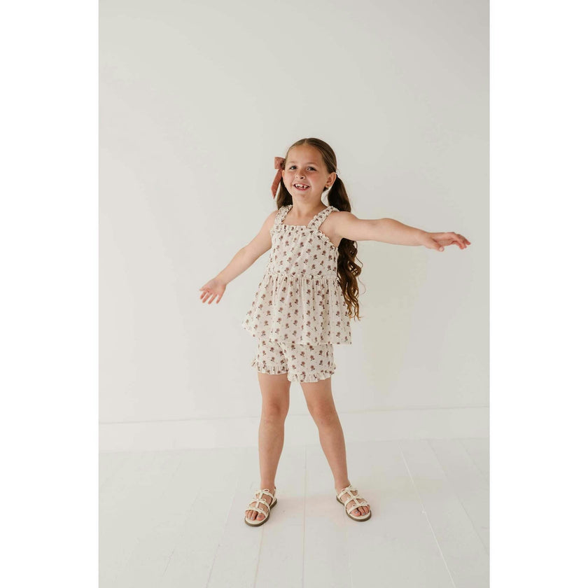Ruffle Gauze Shorts