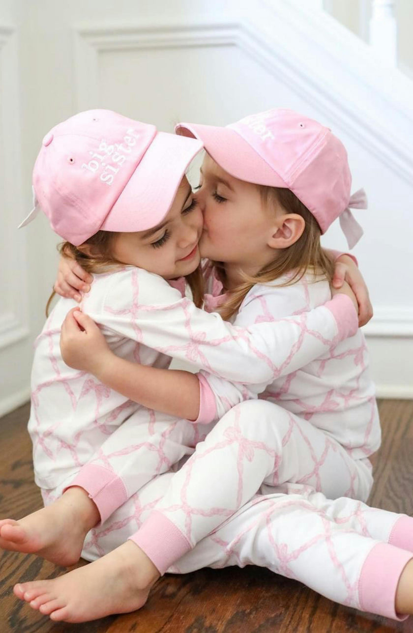 Big Sister Bow Baseball Hat