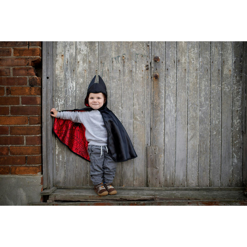 Baby Spider/Bat Cape Reversible Cape