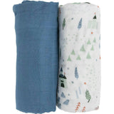 Deluxe Muslin Swaddle Blanket 2 Pack - Dragon Days