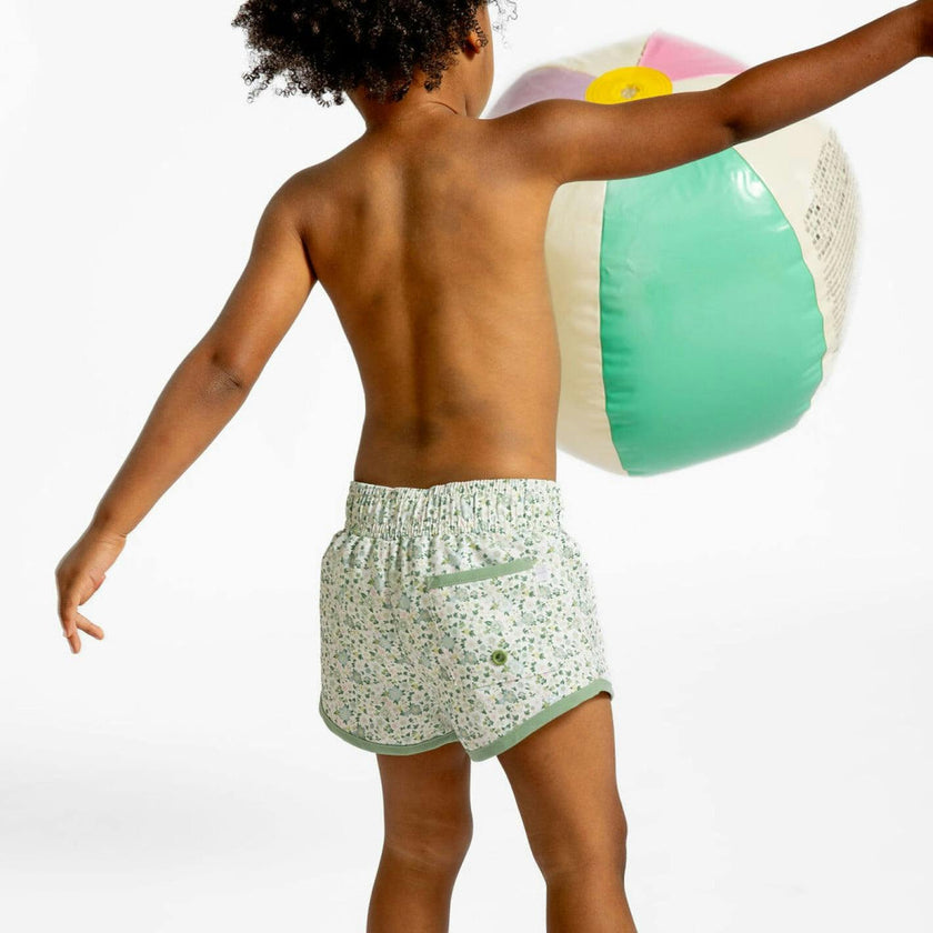 Boys Sea Marsh Floral Boardie