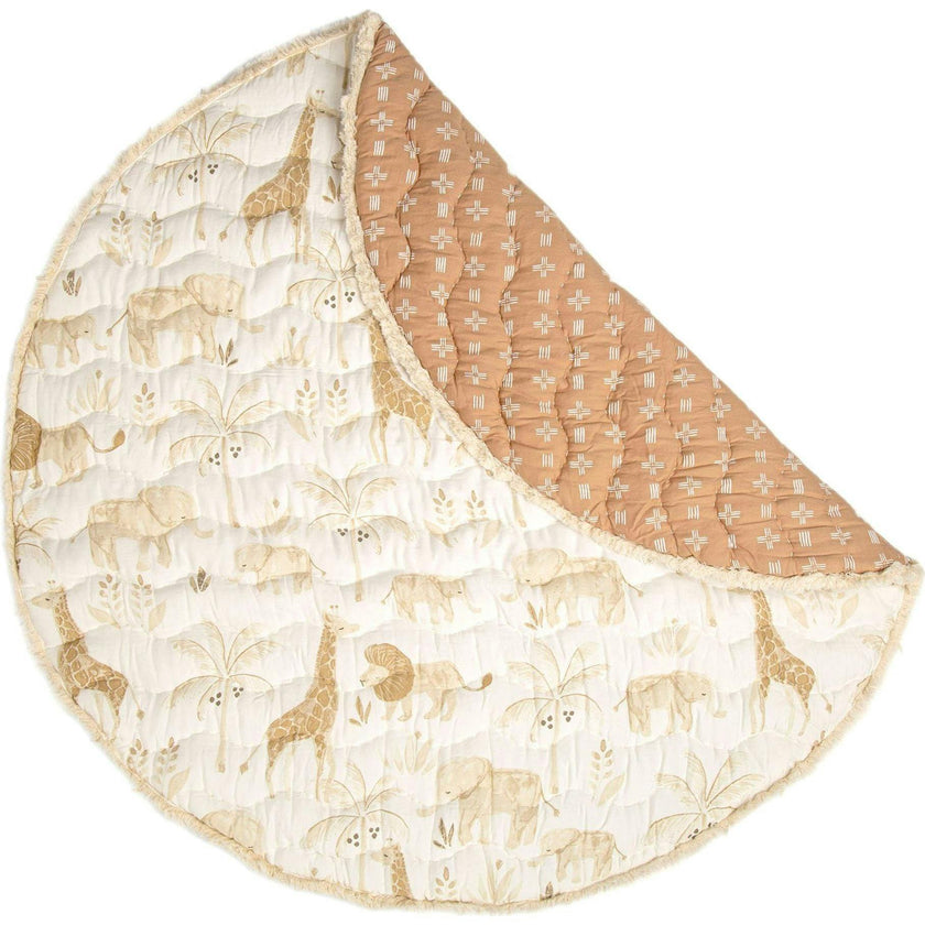 Kendi Quilted Safari Baby Play Mat