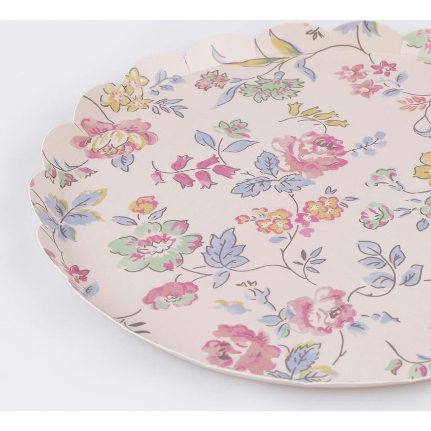 Pink Chintz Side Plates