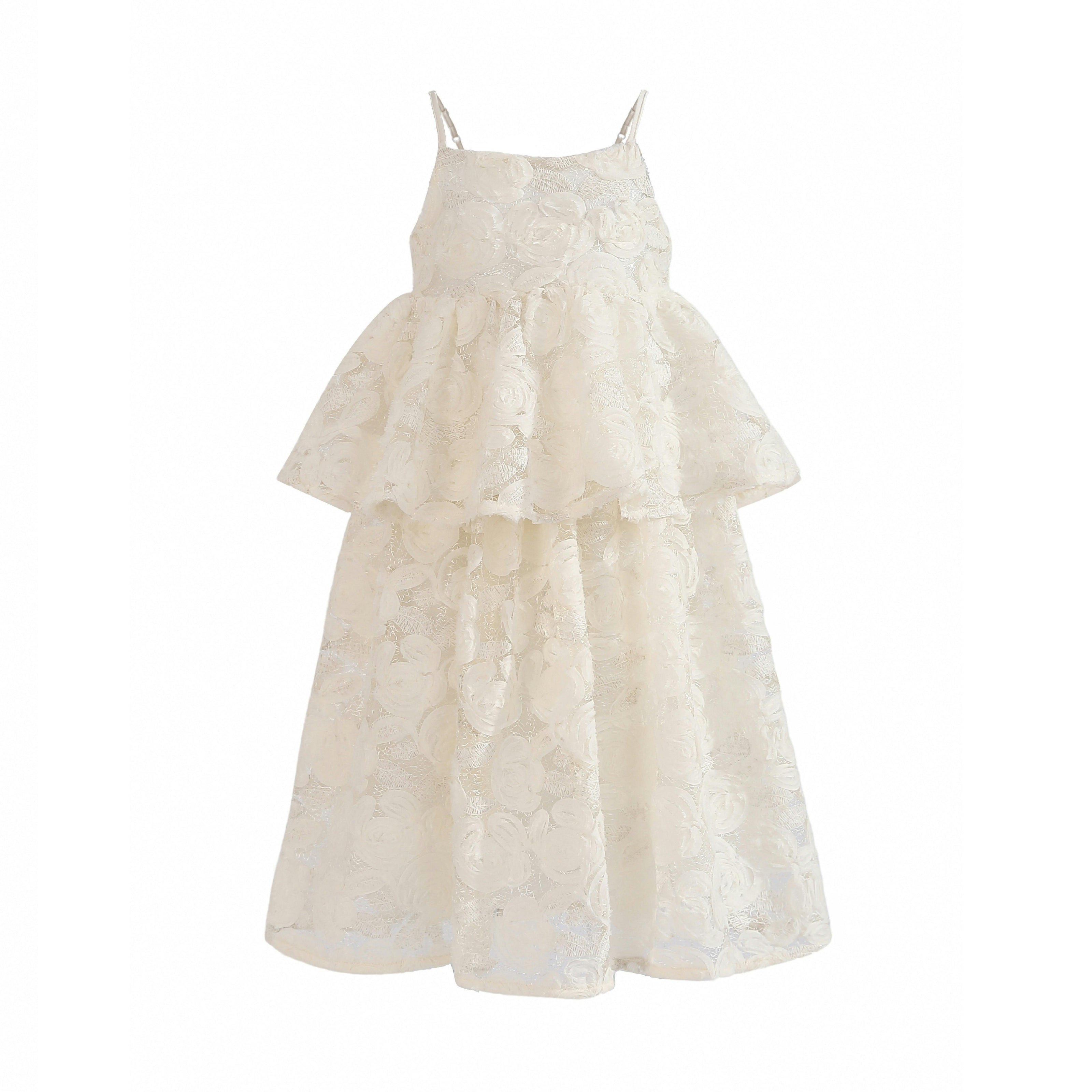 Cream Juliette Lace Skirt Set