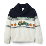 The Pumpkin Fair Isle Sweater, multicolor