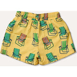 Retro Beach Chair Swim Trunks