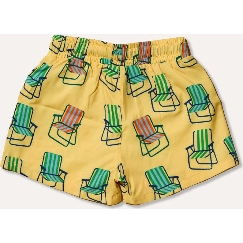 Retro Beach Chair Swim Shorts