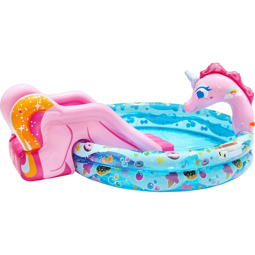 Spray N Splash Pool w/ Inflatable Water Slide