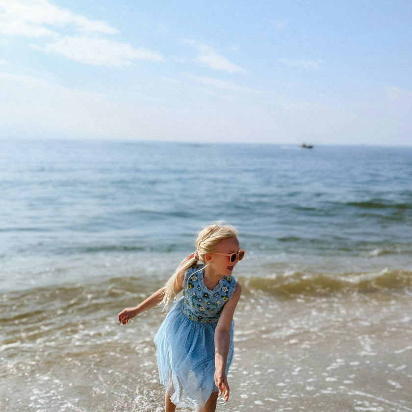 Classic Wayfarer Sustainable Sunglasses | Bio-Based · Bendable · Polarized | Child | 3-8 Y | Sunset