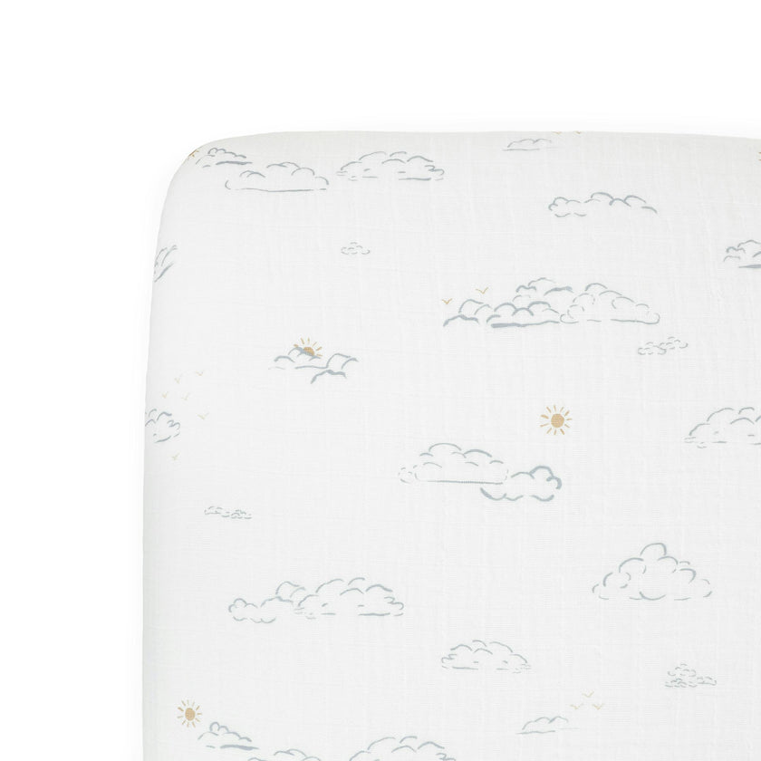 Cotton Muslin Toddler Bedding 3 Piece Set - Palm Paradise
