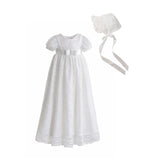 White Emmeline Lace Christening Gown