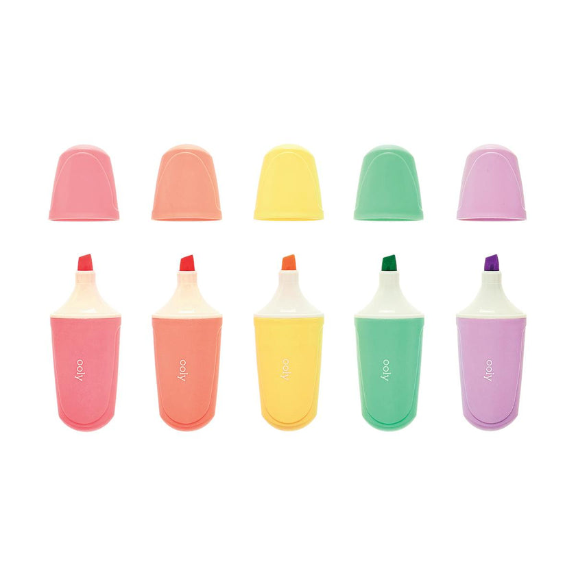Le Bonbon Pâtisserie Pastel Highlighters - Set of 5