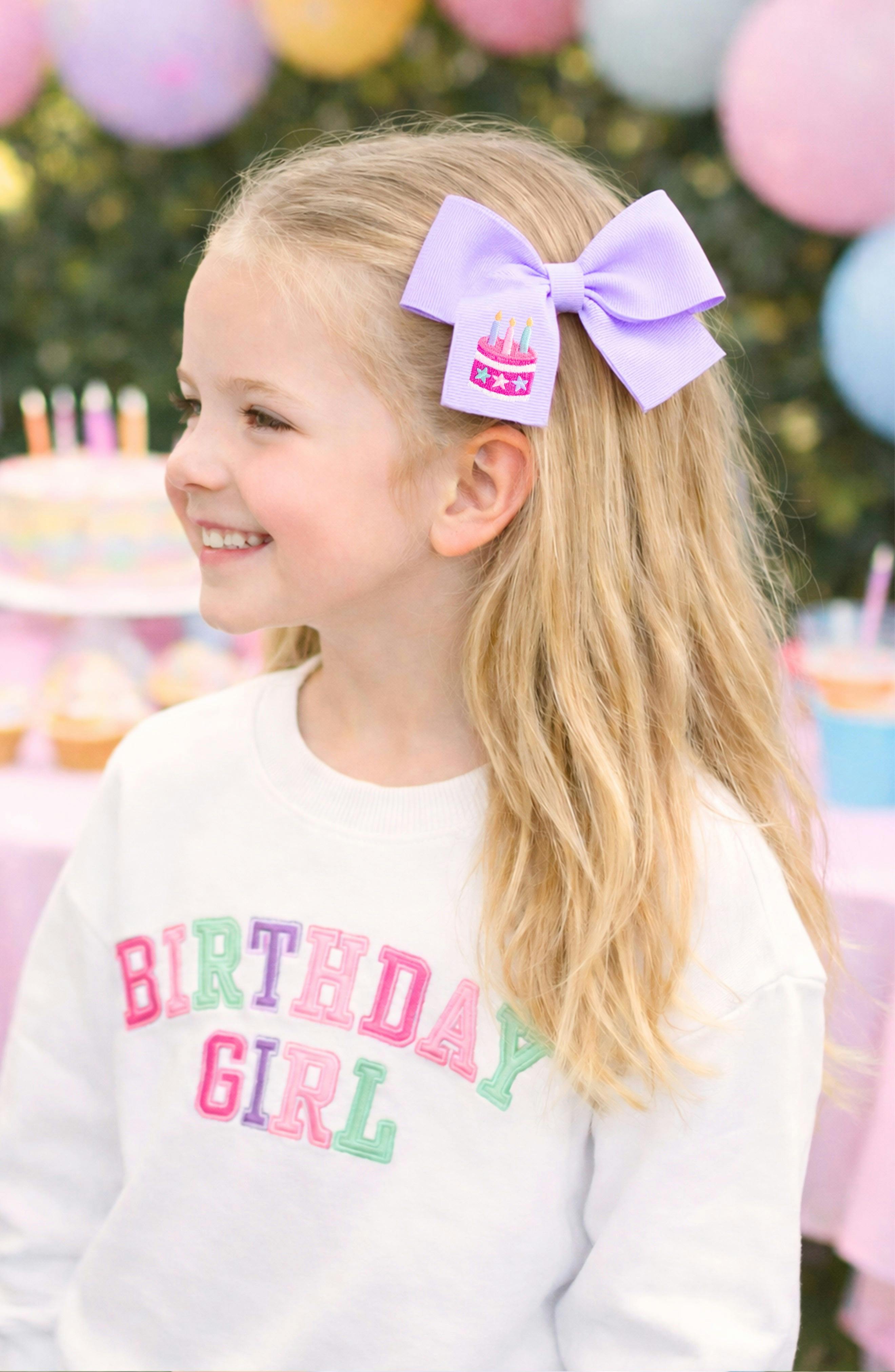 Birthday Cake Hair Bow