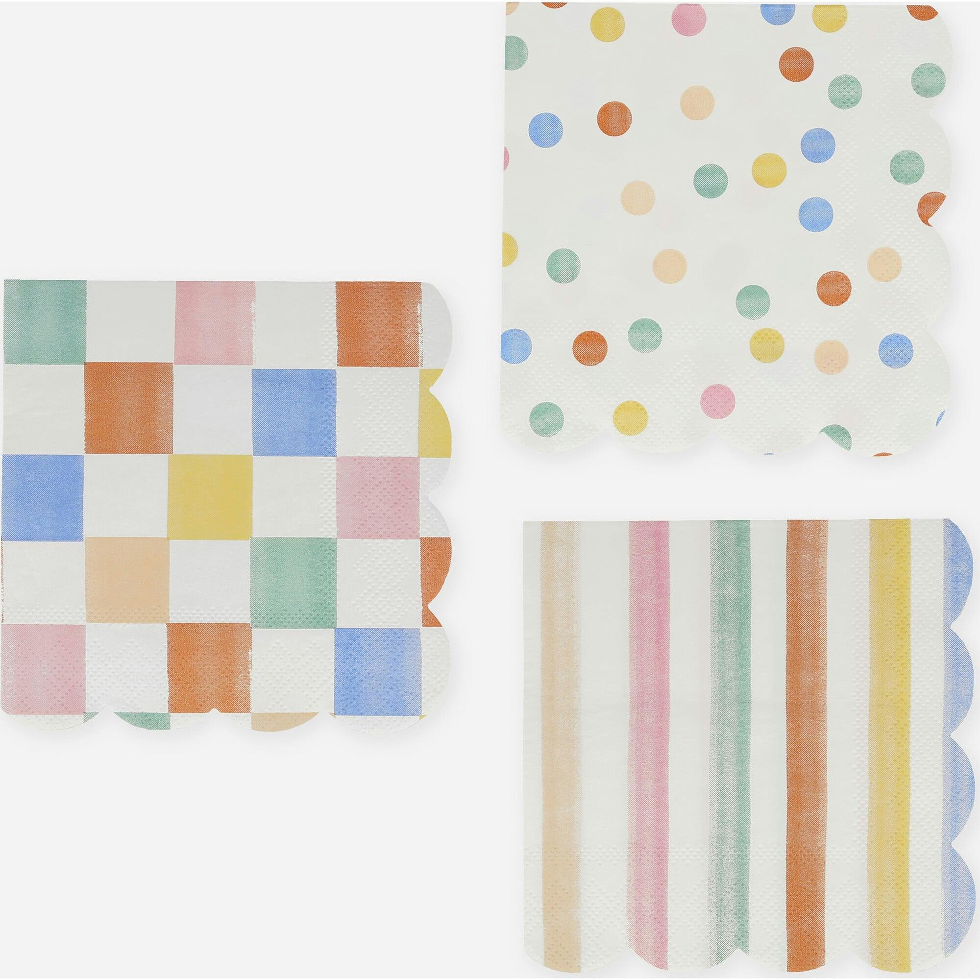 Colorful Pattern Small Napkins