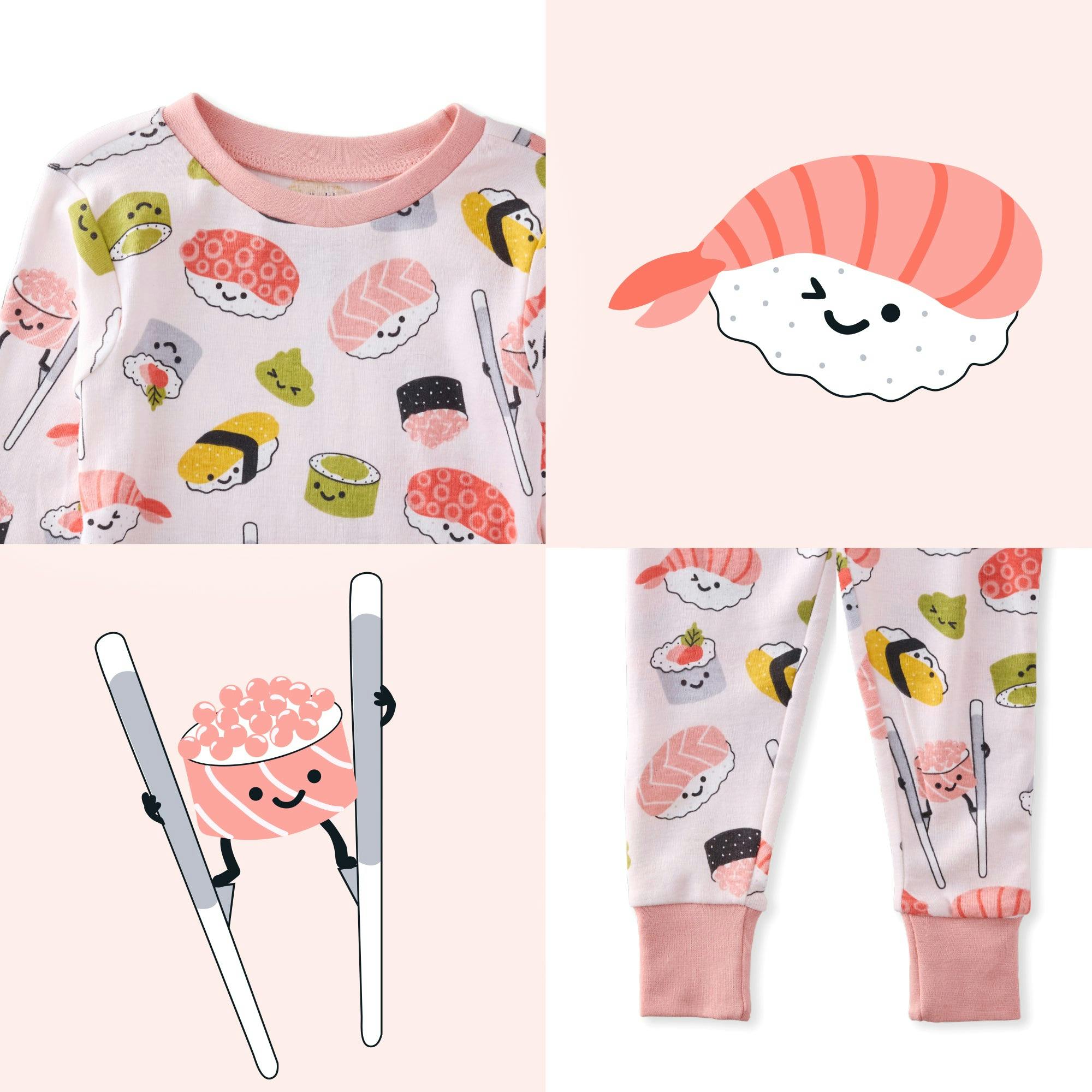 ZEN 2-Piece Toddler Girls Pajamas
