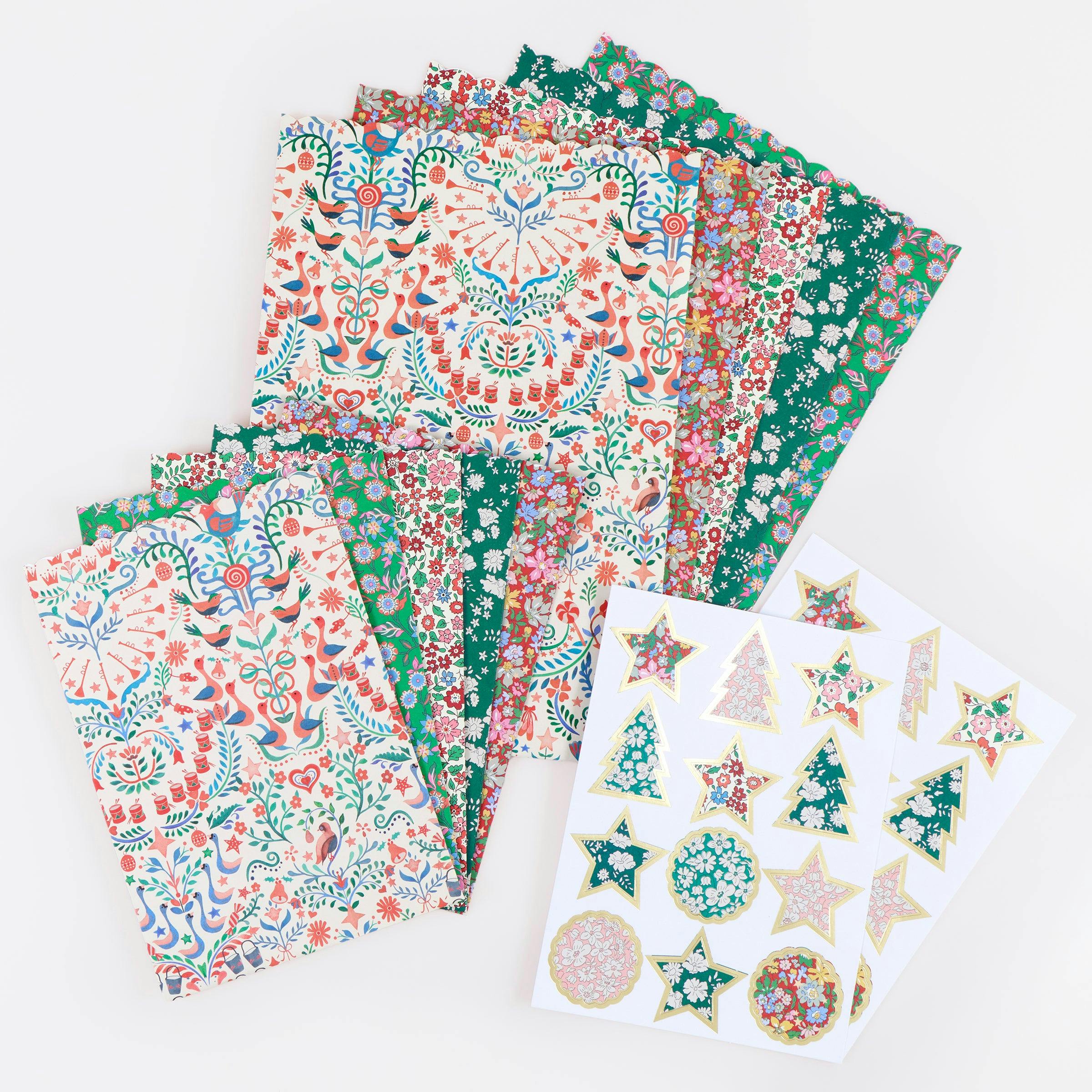 Meri Meri x Liberty Paper Gift Bags
