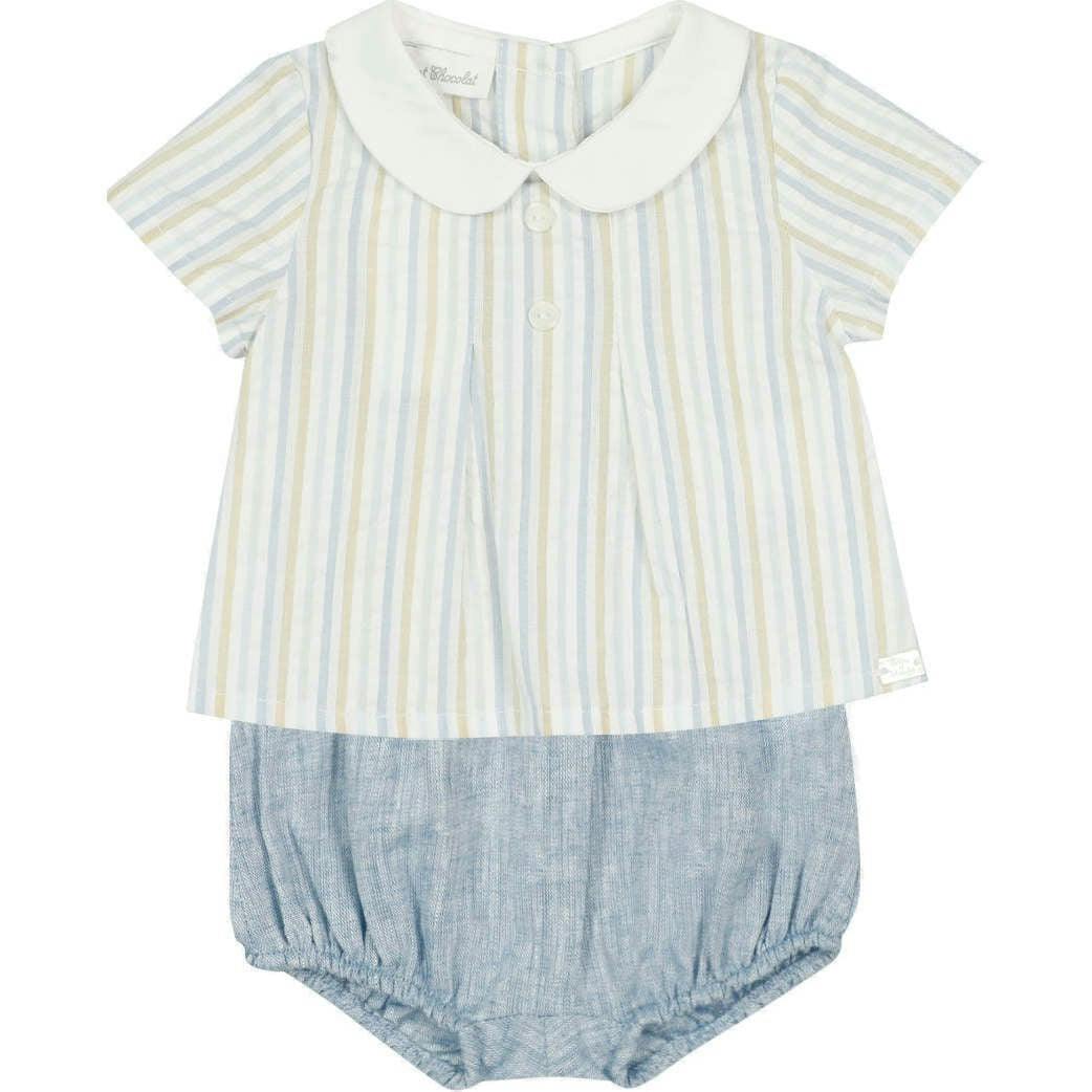 TARTINE ET CHOCOLAT Coastal Stripe Baby Set